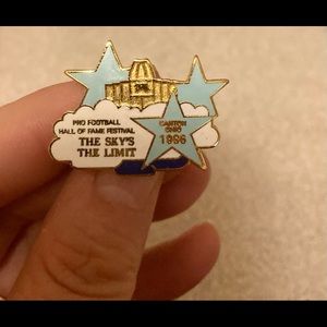1986 Pro Football Hall Of Fame Festival Pin